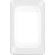 Placa Pial Pop Branca 4X2 - 3 Modulos Juntos Lgp23