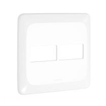 Placa Pial Pop Branca 4X4 (1+1 Horizontal) Lgp42