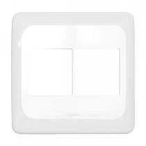 Placa Pial Pop Branca 4X4 - 2 Modulos+2 Modulos Juntos Lgp44