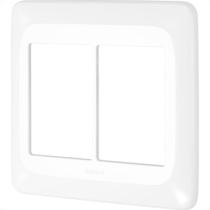 Placa Pial Pop Branca 4X4 (3+3 Horizontal) Lgp46