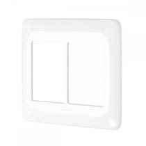 Placa Pial Pop Branca 4X4 (3+3 Horizontal) Lgp46