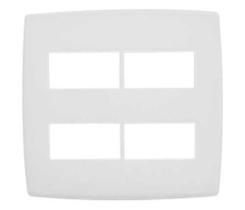 Placa Pialplus Branca 4X4 2 Postos - Legrand
