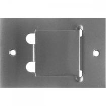 Placa Piso Aluminio 4X2 Para 2 Rj Pa42Rj Placa Piso Aluminio 4X2 Para 2 Rj Pa42Rj