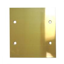 Placa Piso Latao 4X4 Cega Pl4400 - Vacofer