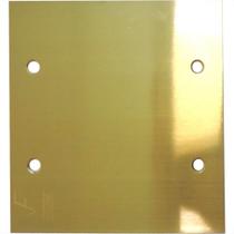 Placa Piso Latao 4X4 Cega Pl4400 Placa Piso Latao 4X4 Cega Pl4400