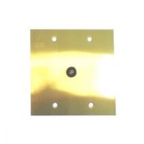 Placa Piso Latao 4X4 Passag.Cabo Pp06/00 Placa Piso Latao 4X4 Passag.Cabo Pp06/00