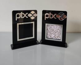 Placa Pix Com Qr Code Personalizada