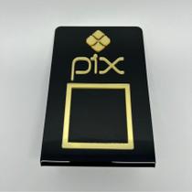 Placa Pix Display Mesa Balcão PIX Pagamento Comércio Acrílico Consultório Escritório Estabelecimento