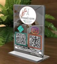 Placa pix QR code Placa pix QR code