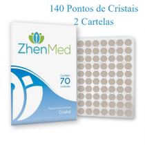 Placa Ponto 140un Cristal Auricoloterapia Acupuntura Zhenmed