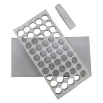 Placa Porcionadora de Doces Brigadeiro Beijinho 13g 45 Furos