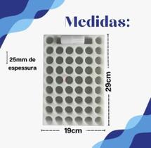 Placa Porcionadora De Doces Brigadeiro Beijinho 21g 50 Furos Placa Porcionadora De Doces Brigadeiro Beijinho 21g 50 Furos