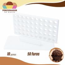 Placa Porcionadora Dosadora De Doces Brigadeiro Beijinho 10g Prática