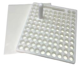 Placa Porcionadora P/doces Brigadeiro Beijinho 13g 104 Furos