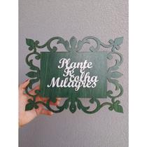 Placa Porta Decorativa com Frase Diversas - 1 unidade Placa Porta Decorativa com Frase Diversas - 1 unidade