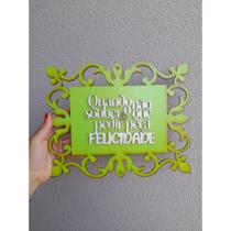 Placa Porta Decorativa com Frase Diversas - 1 unidade Placa Porta Decorativa com Frase Diversas - 1 unidade