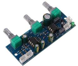Placa Pre Amplificador 2.1 Cx Ativa Subwoofer Low Pass