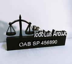 Placa Profissao MDF 18mm com espelho acrilico todas profissões