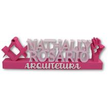 Placa Profissional Arquiteto