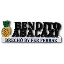 Placa Profissional Brechó