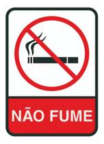 Placa Proibido Fumar Não Fume Diversos Modelos