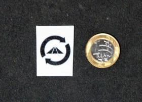 Placa Prosperador em PVC 4x3 cm