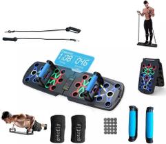 Placa Push Up Gotosee Dobrável com contagem automática e alças Placa Push Up Gotosee Dobrável com contagem automática e alças