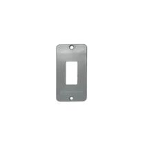 Placa pvc 1 tecla 3/4" cinza - maxxbox