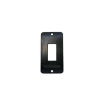 Placa pvc 1 tecla 3/4" preta - maxxbox