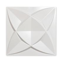 Placa PVC 25x25cm 3D Decorativa Autocolante Revestimento Plástico Auto Relevo com Vários Modelos