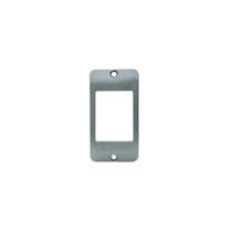Placa pvc 3 teclas 3/4" cinza - maxxbox