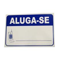 Placa Pvc Aluga-Se Auto-Adesiva Jaime