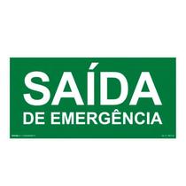 Placa Pvc Fotol. 12x22,4 Saida De Emergencia