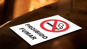 Placa PVC Proibido Fumar Placa PVC Proibido Fumar