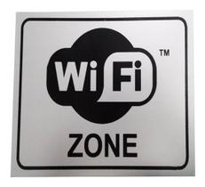 Placa Pvc Wifi Zone Auto-adesiva Jaime