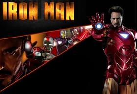 Placa Quadro A4 Decorativo Iron Man Em Mdf