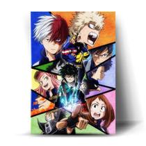 Placa Quadro Boku No Hero My Hero Academia Deku 20x30cm