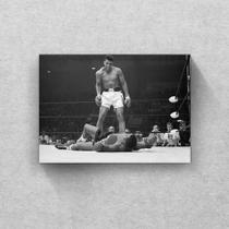 Placa Quadro Boxe Muhamad Ali Impressão Direta Mdf 20x30cm Placa Quadro Boxe Muhamad Ali Impressão Direta Mdf 20x30cm