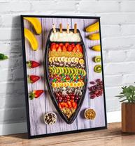 Placa/Quadro Decorativo Açaí 40X60Cm Ps 2Mm