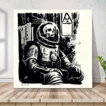 Placa Quadro Decorativo Dead Astronaut Arte Mdf 30x30cm