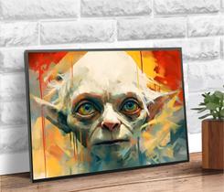 Placa/Quadro Decorativo Golum 40X60Cm Ps 2Mm