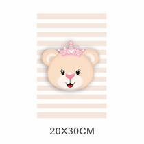 Placa Quadro Decorativo Quarto Menina Ursinha Princesa Rosa Placa Quadro Decorativo Quarto Menina Ursinha Princesa Rosa