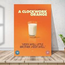 Placa Quadro Filme Clockwork Laranja Mecânica O Mdf 20x20cm