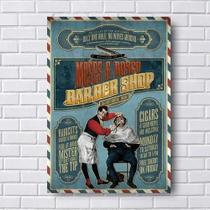 Placa Quadro Mdf Barber Shop Tam 30x42cm Alta Qualidade