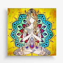 Placa Quadro Meditação Yoga Mandala Mdf 20x30cm - ARTSIM