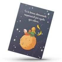Placa Quadro Metal Decora Quarto Infantil Pequeno Príncipe Placa Quadro Metal Decora Quarto Infantil Pequeno Príncipe