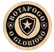 Placa Quadro Redondo Medalhao Mandala Botafogo Tauari 23cm