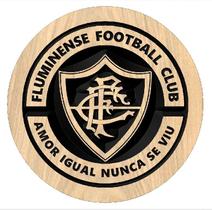 Placa Quadro Redondo Medalhao Mandala Fluminense Tauari 23cm