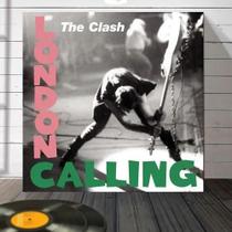 Placa Quadro The Clash Álbum London Calling Mdf 30x42cm