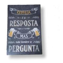 Placa/quadros Decorativa Tema Bebidas Bar Beber 1 Peça 19x28